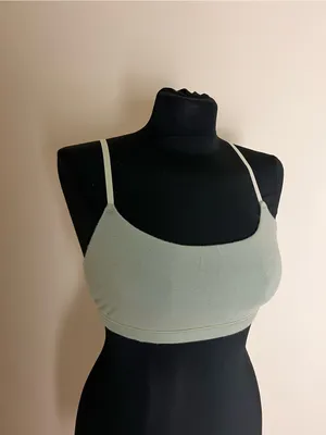 Skims Mineral Cotton Jersey Scoop Bralette thumbnail 2
