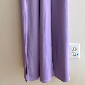 Amazon Lilac Purple Spandex Fitted Sweetheart Neckline Cocktail Dress with Slits, Medium thumbnail 4