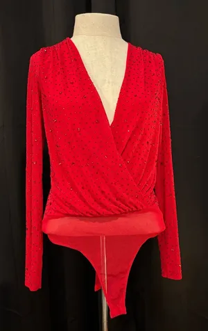 Windsor Red‎ Embellished Bodysuit thumbnail 1