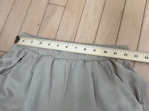 Bershka European Linen Blend Cargo Wide Leg Pants Trousers Size Small thumbnail 6