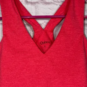 Quince Small Ultra-Soft V-Neck Cropped Tank thumbnail 3
