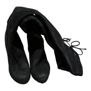 2000s Sam Edelman Kayla Over the Knee Suede Platform Boots 8.5 thumbnail 15