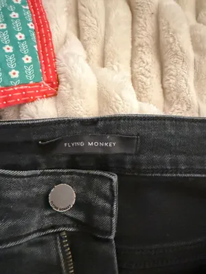 Flying Monkey black flare jeans high rise Size 2 thumbnail 2