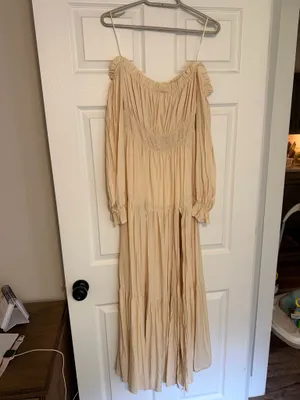 Worth Collective Maxi Dress Tan thumbnail 4