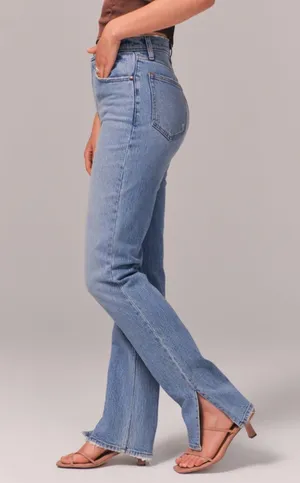 Abercrombie 90s Straight Leg Jeans thumbnail 1