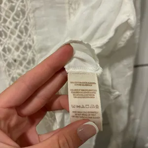 Free People White Lace Long Sleeve Blouse thumbnail 8