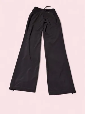 Source Unknown Black Wide-Leg Jogger Track Pants for working - scrub bottoms thumbnail 2