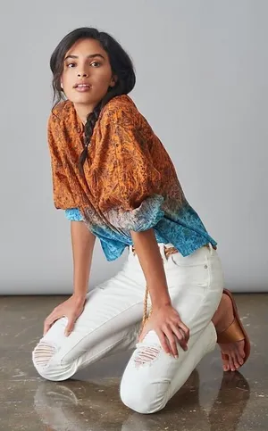 NWT Anthropologie Pilcro The Slim Boyfriend Jeans Size 32. A42 thumbnail 1