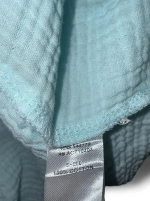ACOA Oversized Gauze Boyfriend Shirt Blue thumbnail 6