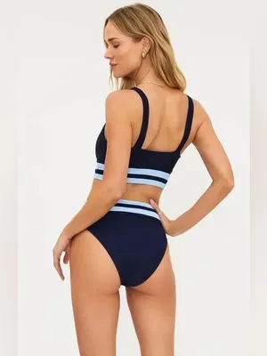 BEACH RIOT Kaida Colorblock Bikini Top, Size Large, $108 thumbnail 4