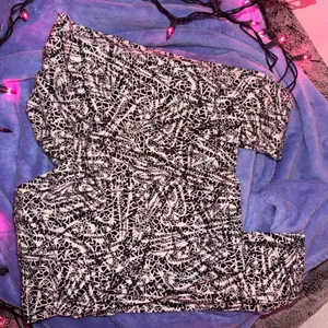 Nike Black & White Abstract Print Women's Legging Pants thumbnail 4