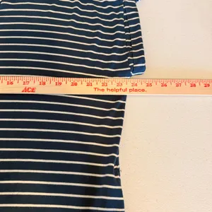 Matilda Jane Blue White Striped V-Neck Maxi Pocket Size L Cozy Beach Lounge‎ thumbnail 9