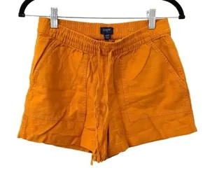 JCREW Linen Blend Pull-On Short Sz XXS‎ thumbnail 1