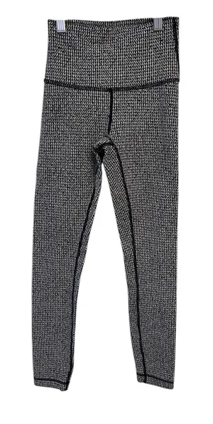Lululemon Wunder Under size 2 Houndstooth Leggings 7/8 lenght thumbnail 1