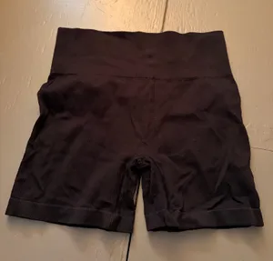 workout shorts seamless Black Size M thumbnail 1