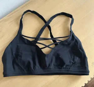 Lululemon Laced With Intent Bra Black 6 thumbnail 1
