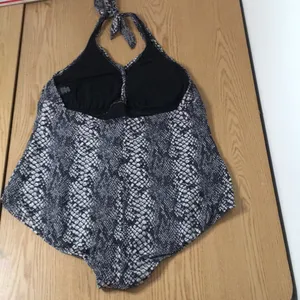 Bin 9 Womens Snake Print Catalina size 2X(18W-20W) 1 piece swimsuit thumbnail 4