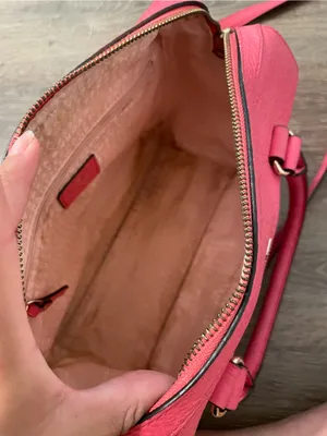 Kate Spade Perri Lane Bubbles bag Laser-Cut Leather Satchel Pink thumbnail 6