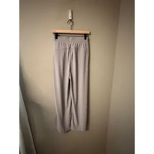 Halara Women Light Grey Wide Leg‎ Palazzo Pants Elastic Waist Pockets Size XS thumbnail 7