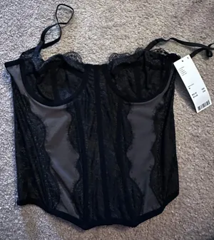 Urban Outfitters Black Corset thumbnail 1