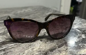 Marc By Marc Jacobs Tortoise Sunglasses with Purple Tint thumbnail 1