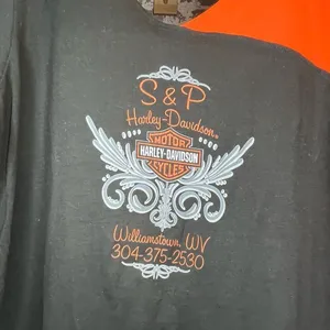 Harley Davidson | women off the shoulder vneck top thumbnail 6