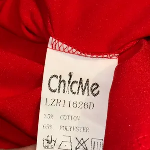 ChicMe Long Sleeve V Neck Red Jumpsuit thumbnail 7