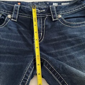 Miss Me Dark Indigo Skinny Jeans EUC thumbnail 9