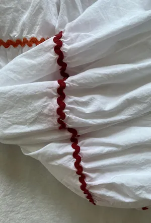 Madewell Rickrack Cattail Tiered Dress thumbnail 5