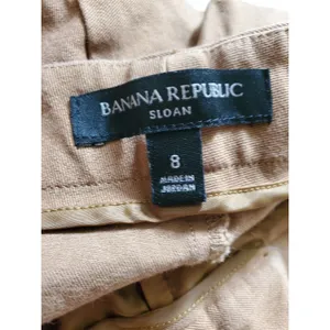 Banana Republic Sloan Pants Women Size 8 Chino Stretch Mid Rise Brown Slacks thumbnail 5