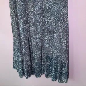 New Directions M Maxi Skirt Boho Animal Print Flounce Pull On thumbnail 4