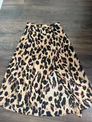 Leopard maxi skirt Brown thumbnail 4