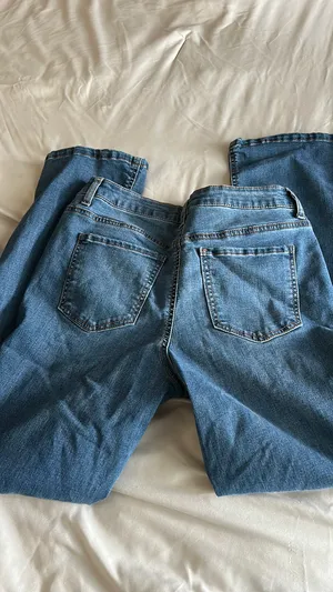 Stitch star flare leg jeans Blue Size 10 thumbnail 2