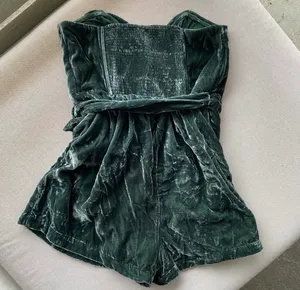 Velvet Romper Strapless NWT thumbnail 2