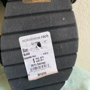 NWT AK ANNE Klein Black Womens Sandals size 11 thumbnail 14