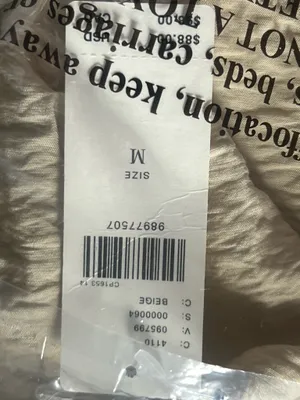 Anthropologie Della Pleated Waist Shell Top Retails $88 Size M Beige thumbnail 3
