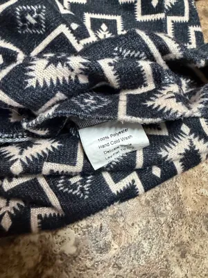 Crazy Train Western Aztec Print Hooded Top Size S thumbnail 4
