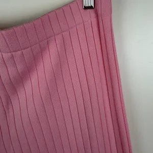 NWT Avara Wishlist Brianna Pink Ribbed Knit Pants Large Stretch Comfy‎ Lounge thumbnail 3