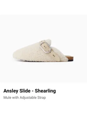 NWOT Rag & Bone Ansley Slide Shearling Mule Slide Size US 7 thumbnail 2