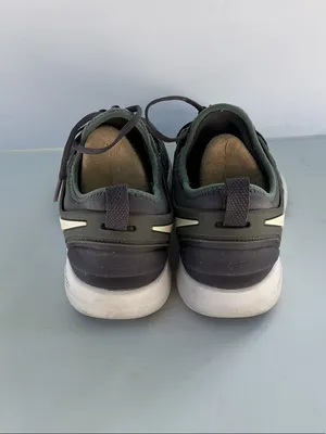 Nike Women's Black and White Sneakers with Green Inner Lining thumbnail 3