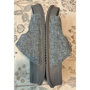 KuaiLu Women's Orthopedic Recovery Slides Gray Size 10 Double Buckle Sandals thumbnail 5
