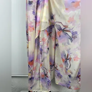 Show Me Your Mumu Watercolor Artsy Faux Wrap Sleeveless Kendall Maxi Dress‎ thumbnail 5