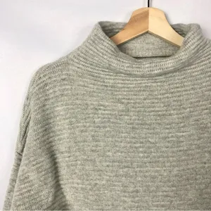 Madewell Skyscraper‎ Merino Wool Mock Neck Long Sleeve Sweater Dress L thumbnail 4
