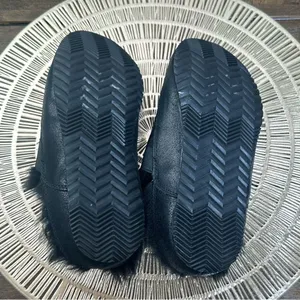 Sorel Go - Errand Run Women's Slippers Size 6 Black Leather & Faux‎ Fur EUC thumbnail 5