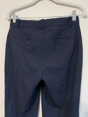 Theory Wool Navy Blue Trouser Pants Size 27 Waist Women’s Minimalist Luxury thumbnail 7