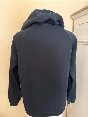 Nike Women’s Black Cowl Neck Hoodie with Gold Logo thumbnail 4