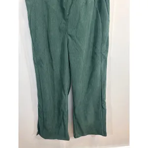 Halara Green Pastures Corduroy Wide Leg Casual Pants Women's‎ Large NWT Academia thumbnail 3