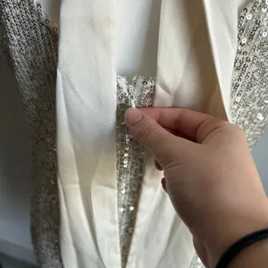 CeCe By Anthropologie Cocktail Mini Sequin Dress New Years Bow Tie Size M thumbnail 7