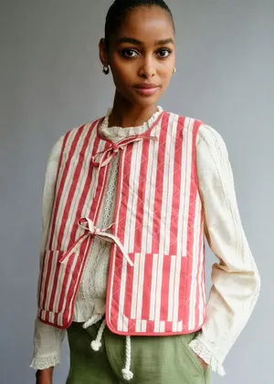 Sézane Ellio Jacket Reversible Vest thumbnail 6