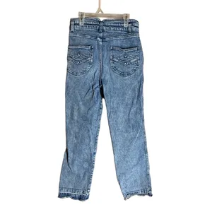 Faherty Blue Denim High Rise Straight leg Jeans‎ Size 26 thumbnail 7